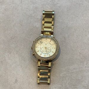 Michael Kors Gold Women's Watch with Crystal Accents